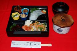 昼食のお料理です