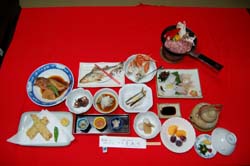 宿泊お料理の一例です
