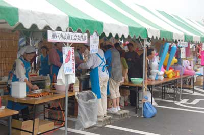 びぜんおさふね名刀まつりでの商工会女性部